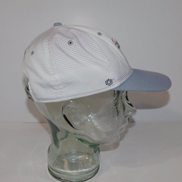 PUMA GOLF Dry Cell Mens White Gray Orange Adjustable hat Cap - Picture 6 of 9